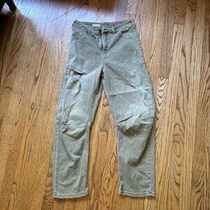 Pilcro Jeans Size 28 from Anthropologie - Khaki green - slightly distressed EUC